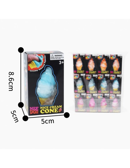 Stress Relief Ice Cream Squishy Toys