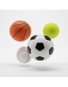 Pu Sports Balls 10cm (4pcs) 2
