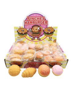 Bags of Simulated Hamburger Squishy Toy (12pcs)