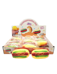 Bags of Simulated Hot Dog Squishy Toy (12pcs)