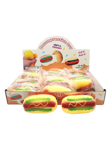 Bags of Simulated Hot Dog Squishy Toy (12pcs)