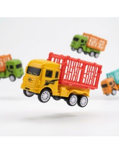 Pullback Animal Cage Transport Vehicles (2pcs) 2