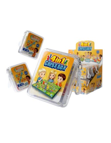 Transparent Box 4-in-1 Mini Chess (32pcs)
