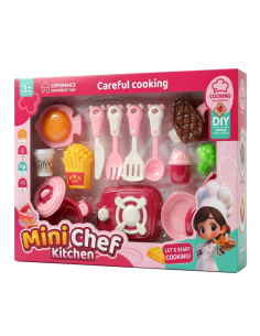 Gas Stove Cutlery Set With Food Set