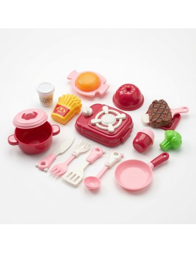 Gas Stove Cutlery Set With Food Set