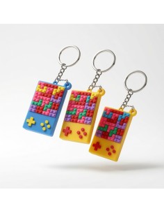 Tetris Game Console Keychain