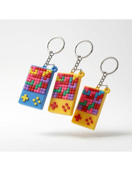 Tetris Game Console Keychain