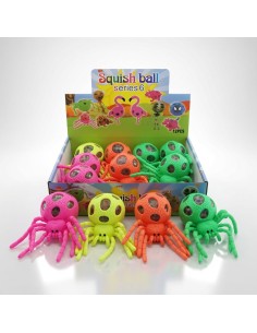 Squishy Colors Spiders (12pcs)