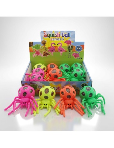 Squishy Colors Spiders (12pcs)