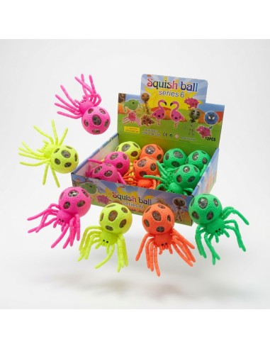 Squishy Colors Spiders (12pcs)