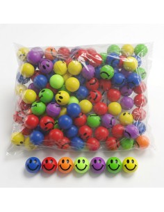 3.2cm Smiling Face Bouncing Balls (100pcs)