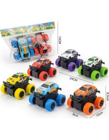 10cm Metal Inertia Off-Road Vehicles (2pcs)