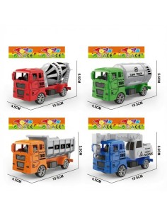 Slided Cartoon Engineering Vehicle